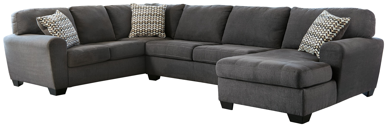 Ambee 3-Piece Sectional with Chaise Rent Wise Rent To Own Jacksonville, Florida