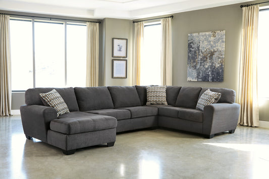 Ambee 3-Piece Sectional with Chaise Rent Wise Rent To Own Jacksonville, Florida