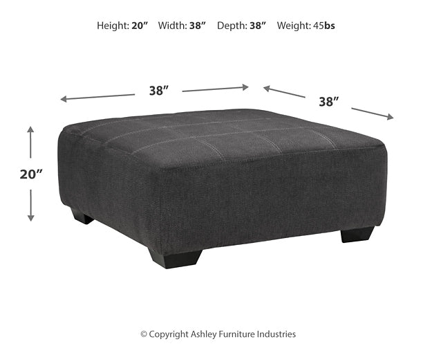 Ambee Oversized Accent Ottoman Rent Wise Rent To Own Jacksonville, Florida