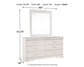 Anarasia Queen Sleigh Bed with Mirrored Dresser and Nightstand Rent Wise Rent To Own Jacksonville, Florida