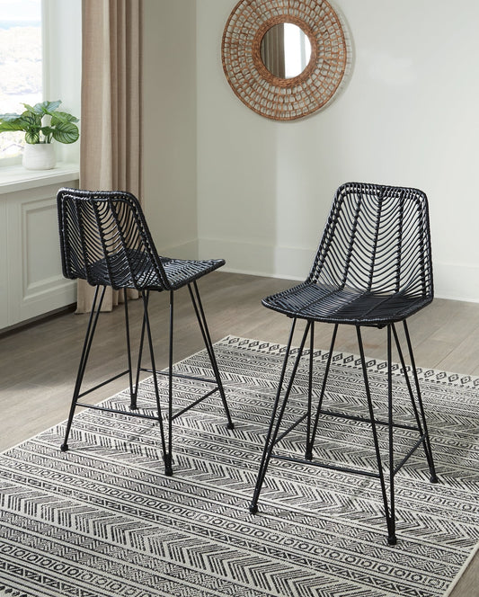 Angentree Upholstered Barstool (2/CN) Rent Wise Rent To Own Jacksonville, Florida