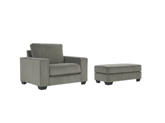 Angleton Chair and Ottoman Rent Wise Rent To Own Jacksonville, Florida