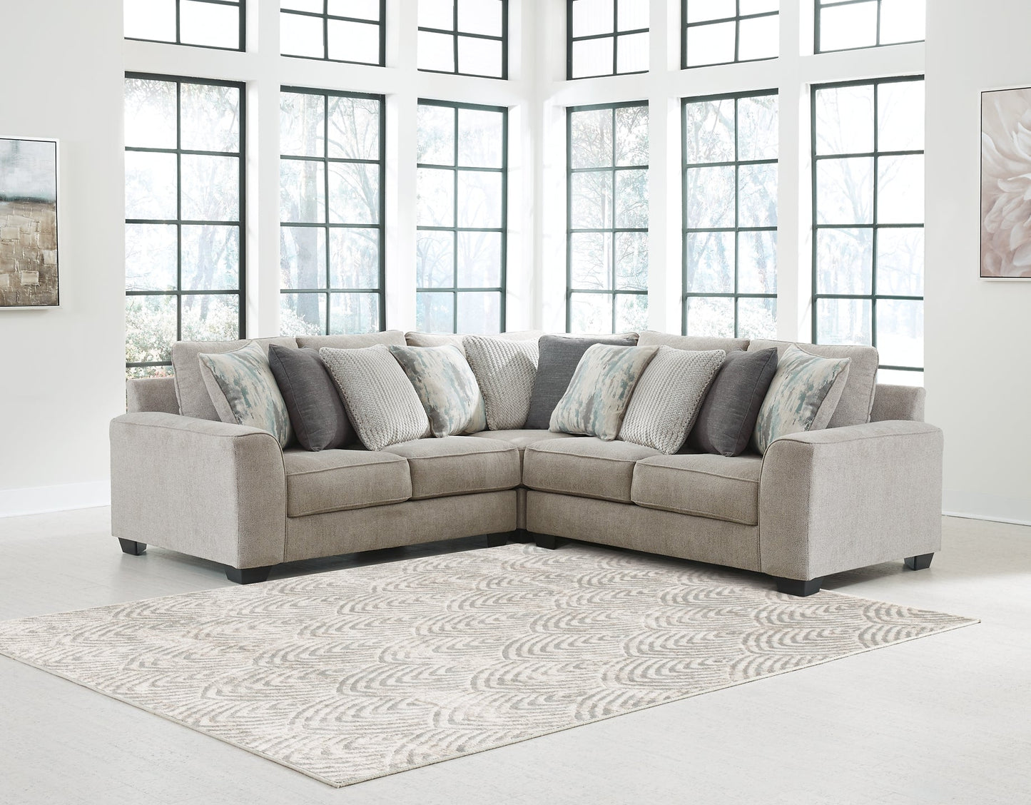 Ardsley 3-Piece Sectional Rent Wise Rent To Own Jacksonville, Florida