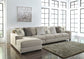 Ardsley 3-Piece Sectional with Chaise Rent Wise Rent To Own Jacksonville, Florida