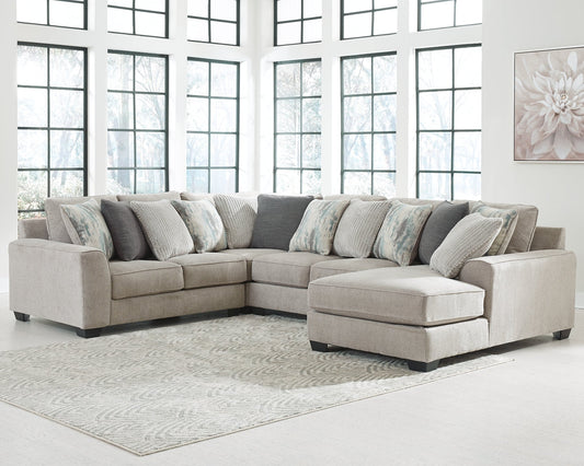 Ardsley 4-Piece Sectional with Chaise Rent Wise Rent To Own Jacksonville, Florida
