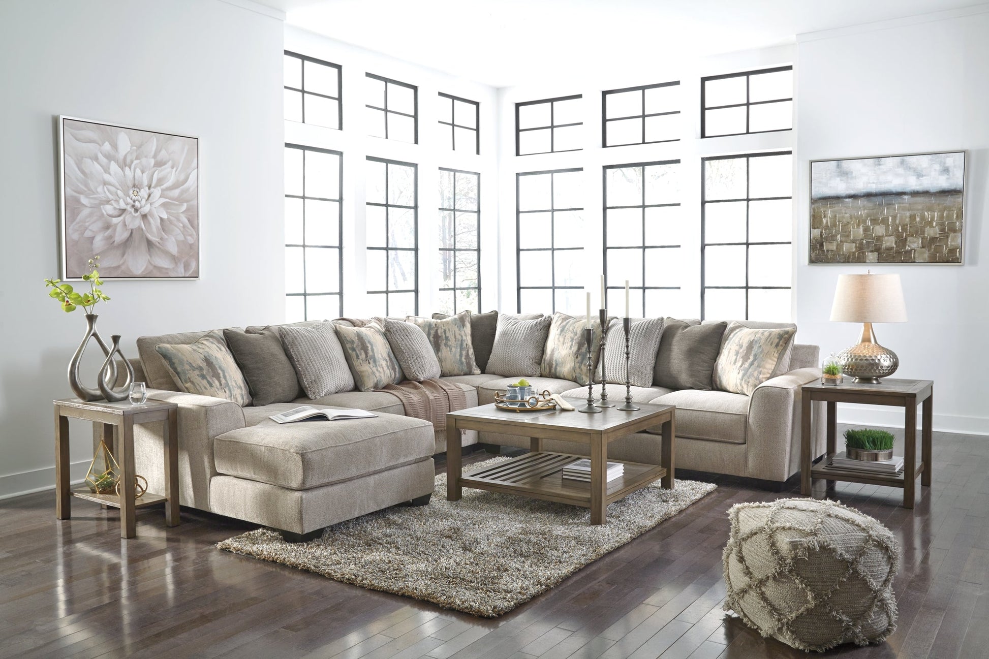 Ardsley 4-Piece Sectional with Chaise Rent Wise Rent To Own Jacksonville, Florida