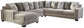 Ardsley 4-Piece Sectional with Chaise Rent Wise Rent To Own Jacksonville, Florida