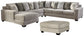 Ardsley 4-Piece Sectional with Ottoman Rent Wise Rent To Own Jacksonville, Florida
