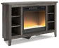Arlenbry Corner TV Stand with Electric Fireplace Rent Wise Rent To Own Jacksonville, Florida