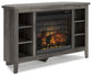 Arlenbry Corner TV Stand with Electric Fireplace Rent Wise Rent To Own Jacksonville, Florida