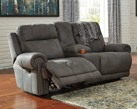 Austere DBL Rec Loveseat w/Console Rent Wise Rent To Own Jacksonville, Florida