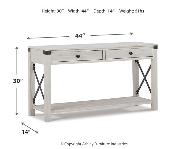 Bayflynn Console Sofa Table Rent Wise Rent To Own Jacksonville, Florida