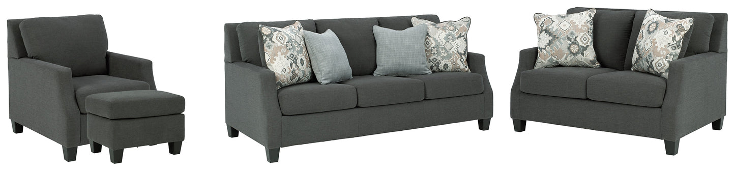 Bayonne Sofa, Loveseat, Chair and Ottoman Rent Wise Rent To Own Jacksonville, Florida