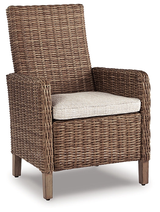Beachcroft Arm Chair With Cushion (2/CN) Rent Wise Rent To Own Jacksonville, Florida