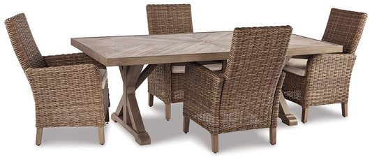 Beachcroft Outdoor Dining Table and 4 Chairs Rent Wise Rent To Own Jacksonville, Florida