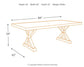 Beachcroft Outdoor Dining Table and 4 Chairs and Bench Rent Wise Rent To Own Jacksonville, Florida