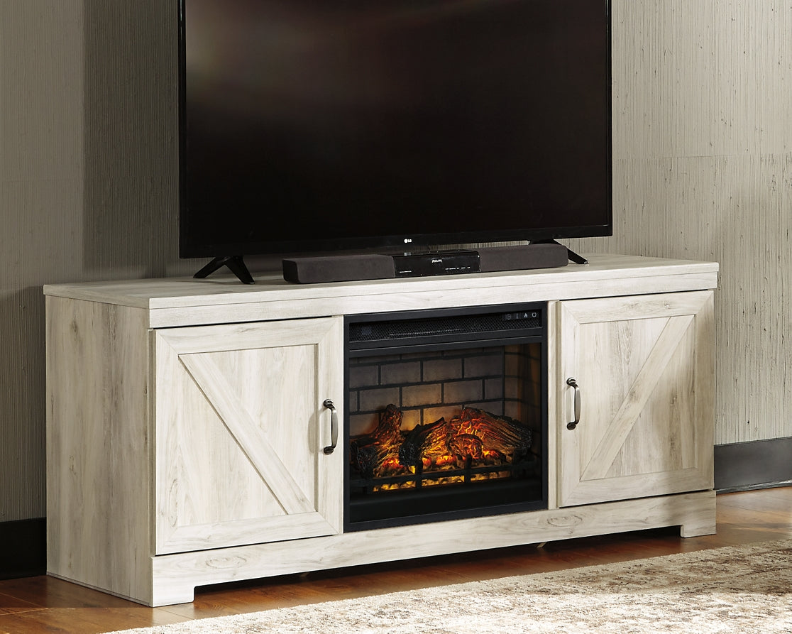 Bellaby 63" TV Stand with Electric Fireplace Rent Wise Rent To Own Jacksonville, Florida