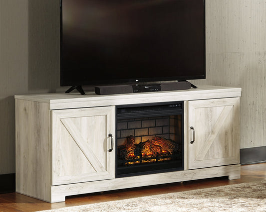 Bellaby 63" TV Stand with Electric Fireplace Rent Wise Rent To Own Jacksonville, Florida