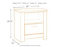 Bellaby One Drawer Night Stand Rent Wise Rent To Own Jacksonville, Florida