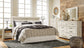 Bellaby Queen Panel Bed with 2 Nightstands Rent Wise Rent To Own Jacksonville, Florida