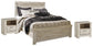 Bellaby Queen Panel Bed with 2 Nightstands Rent Wise Rent To Own Jacksonville, Florida