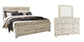 Bellaby Queen Platform Bed with 2 Storage Drawers with Mirrored Dresser Rent Wise Rent To Own Jacksonville, Florida