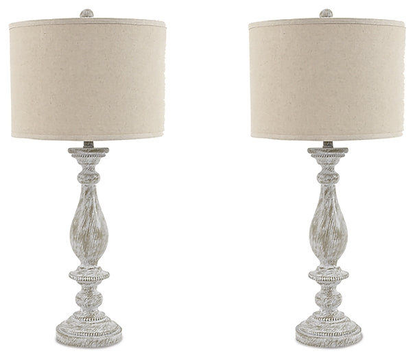 Bernadate Poly Table Lamp (2/CN) Rent Wise Rent To Own Jacksonville, Florida
