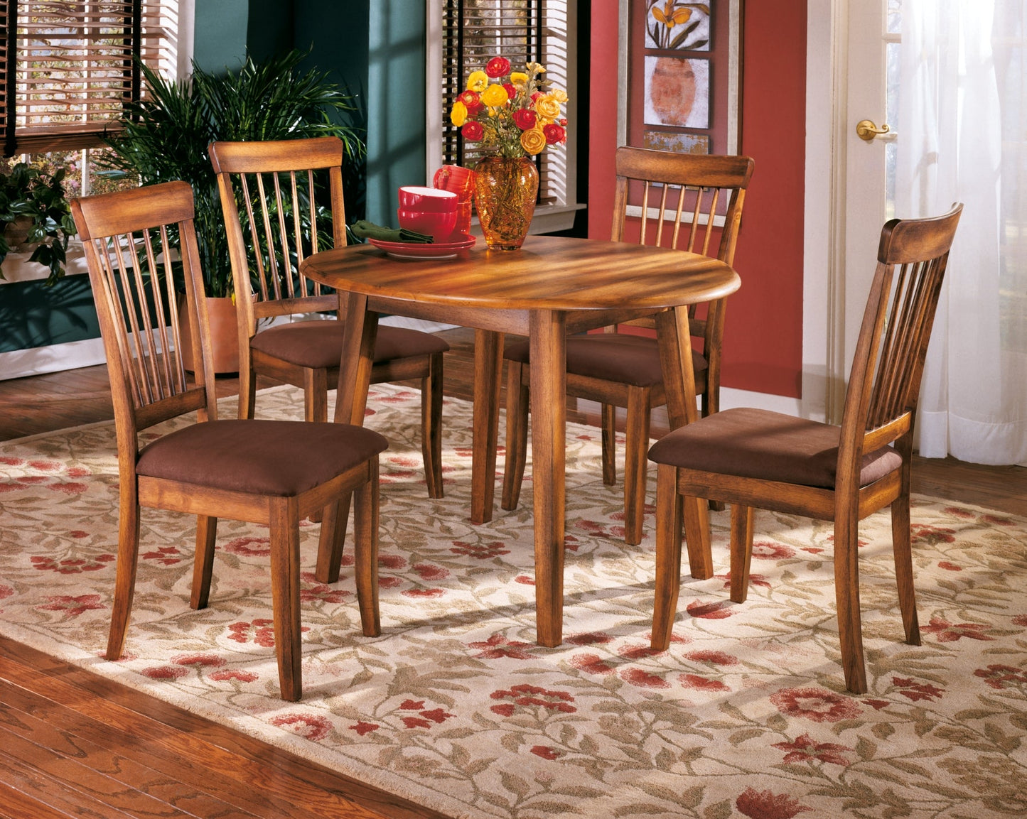Berringer Dining Table and 4 Chairs Rent Wise Rent To Own Jacksonville, Florida