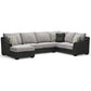 Bilgray 3-Piece Sectional with Ottoman Rent Wise Rent To Own Jacksonville, Florida