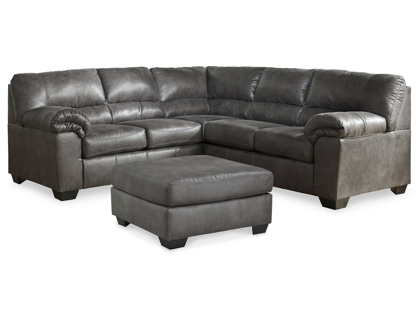 Bladen 2-Piece Sectional with Ottoman Rent Wise Rent To Own Jacksonville, Florida