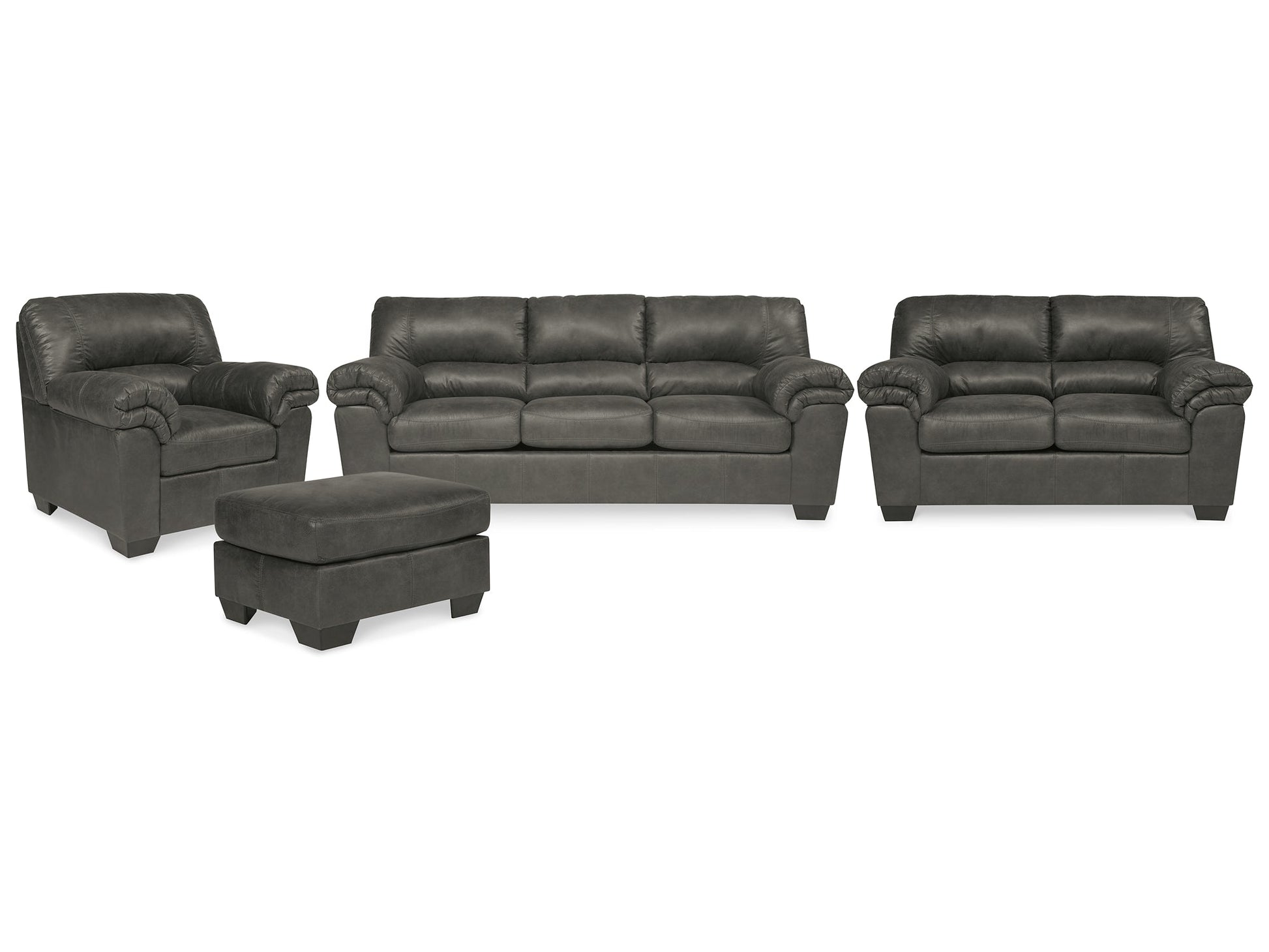 Bladen Sofa, Loveseat, Chair and Ottoman Rent Wise Rent To Own Jacksonville, Florida