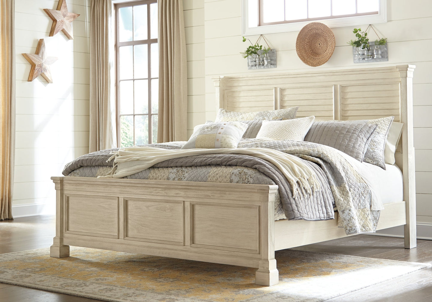 Bolanburg California King Panel Bed with Dresser Rent Wise Rent To Own Jacksonville, Florida