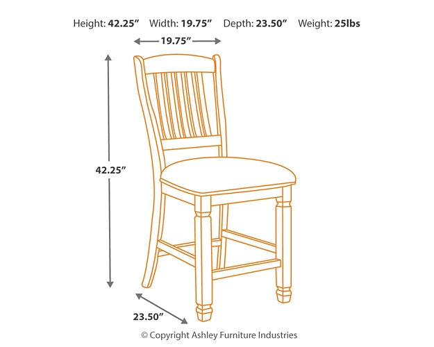 Bolanburg Counter Height Dining Table and 6 Barstools Rent Wise Rent To Own Jacksonville, Florida