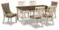 Bolanburg Dining Table and 6 Chairs Rent Wise Rent To Own Jacksonville, Florida