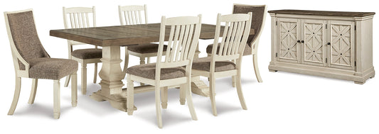 Bolanburg Dining Table and 6 Chairs with Storage Rent Wise Rent To Own Jacksonville, Florida