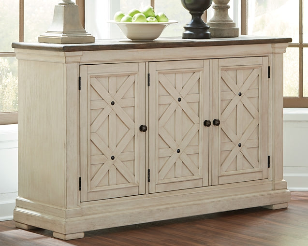 Bolanburg Dining Table and 6 Chairs with Storage Rent Wise Rent To Own Jacksonville, Florida