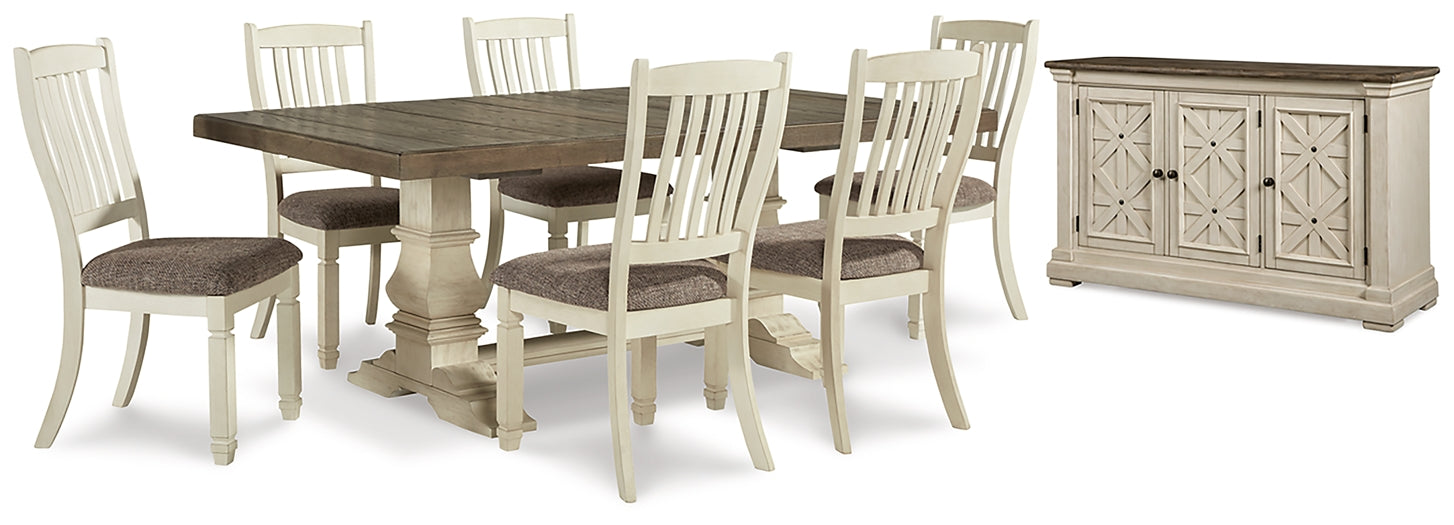 Bolanburg Dining Table and 6 Chairs with Storage Rent Wise Rent To Own Jacksonville, Florida