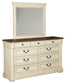 Bolanburg Dresser and Mirror Rent Wise Rent To Own Jacksonville, Florida
