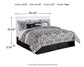 Bostwick Shoals King/California King Panel Headboard with Mirrored Dresser and Chest Rent Wise Rent To Own Jacksonville, Florida
