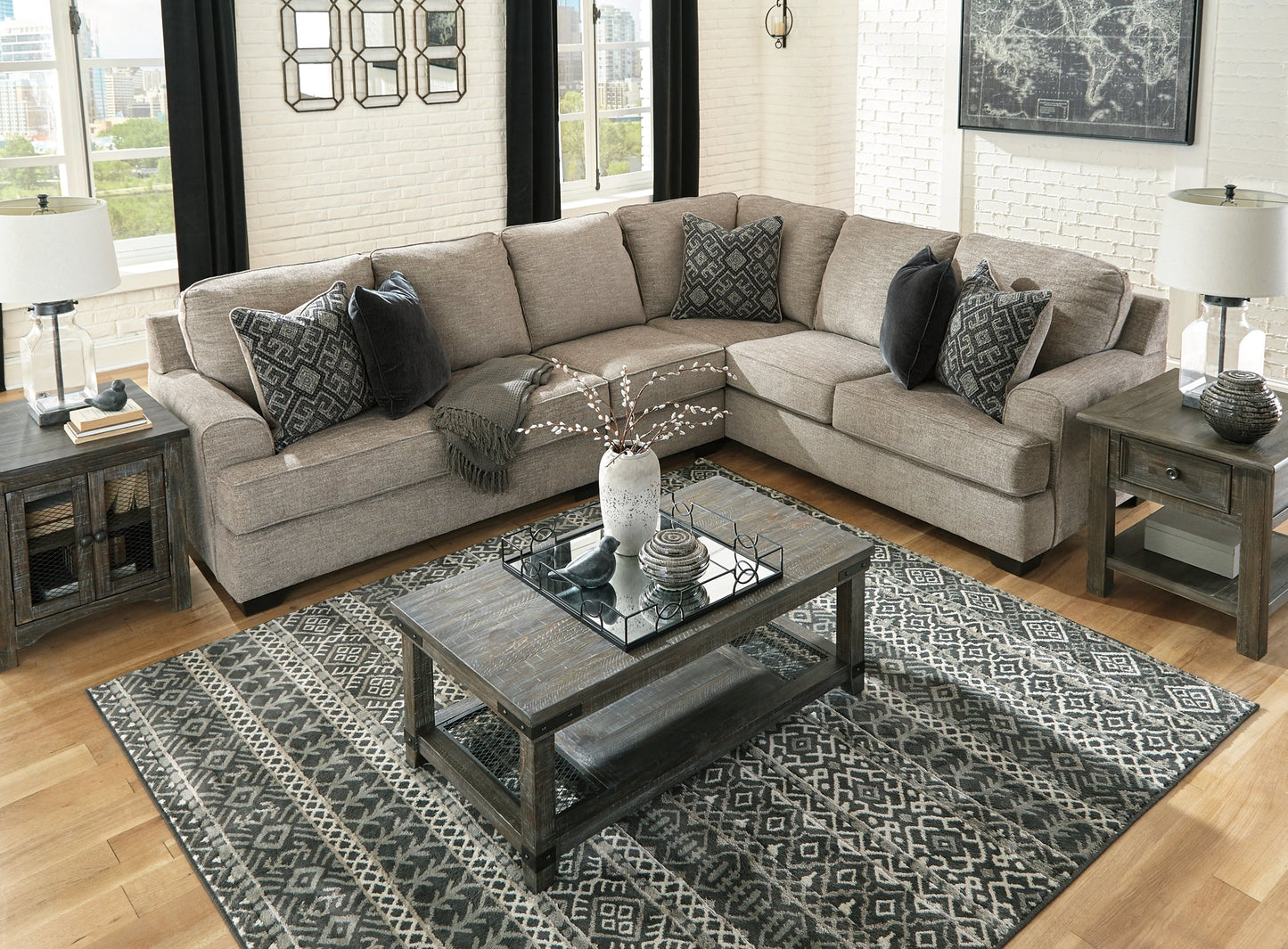 Bovarian 3-Piece Sectional Rent Wise Rent To Own Jacksonville, Florida