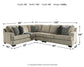 Bovarian 3-Piece Sectional with Ottoman Rent Wise Rent To Own Jacksonville, Florida