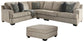 Bovarian 3-Piece Sectional with Ottoman Rent Wise Rent To Own Jacksonville, Florida