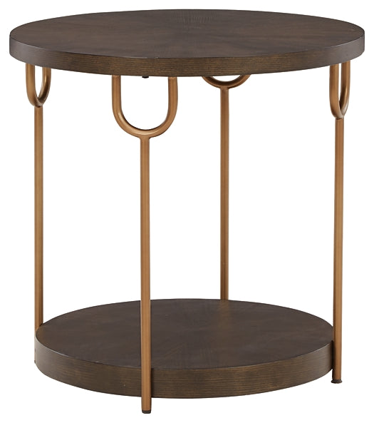 Brazburn Round End Table Rent Wise Rent To Own Jacksonville, Florida