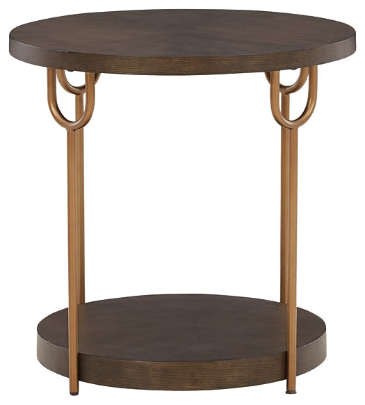 Brazburn Round End Table Rent Wise Rent To Own Jacksonville, Florida