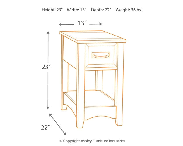 Breegin 2 End Tables Rent Wise Rent To Own Jacksonville, Florida