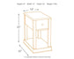 Breegin Chair Side End Table Rent Wise Rent To Own Jacksonville, Florida