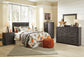 Brinxton Full Panel Headboard with Mirrored Dresser Rent Wise Rent To Own Jacksonville, Florida