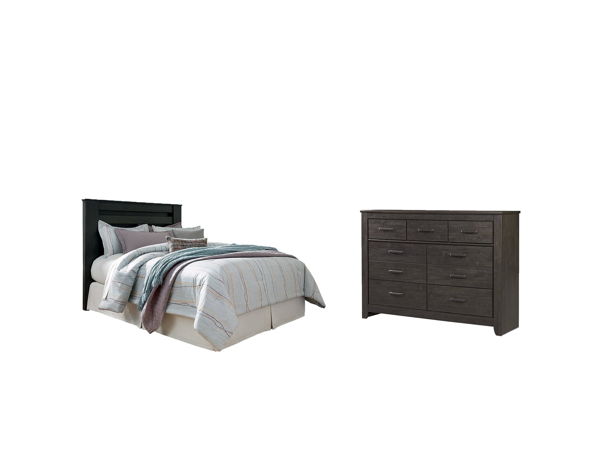 Brinxton King/California King Panel Headboard with Dresser Rent Wise Rent To Own Jacksonville, Florida