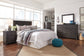 Brinxton King/California King Panel Headboard with Mirrored Dresser, Chest and Nightstand Rent Wise Rent To Own Jacksonville, Florida