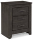 Brinxton King/California King Panel Headboard with Mirrored Dresser and 2 Nightstands Rent Wise Rent To Own Jacksonville, Florida